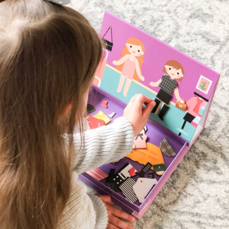 Joc Puzzle Magnetic Mieredu Imbracaminte Creativ - imagine 4