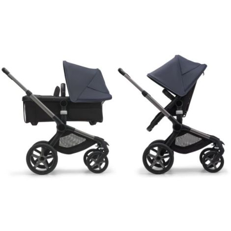 Capotina Bugaboo Fox 5/Lynx Stormy Blue UPF50+ - imagine 2