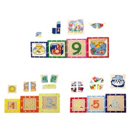 Joc Puzzle Piramidix Beleduc | 3D Învățare 1-10 - imagine 2