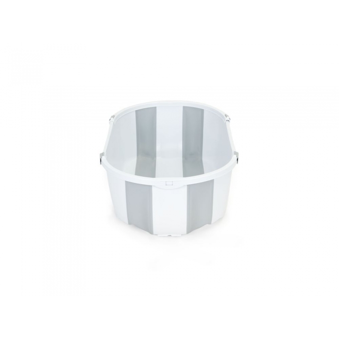 Cadita baie Ecotoys HA-B46 Gri cu dop scurgere - imagine 6