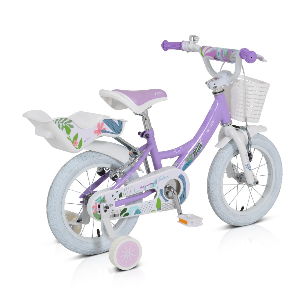 Bicicleta Byox Eden 14" cu Roti Ajutatoare si Portbagaj - imagine 3