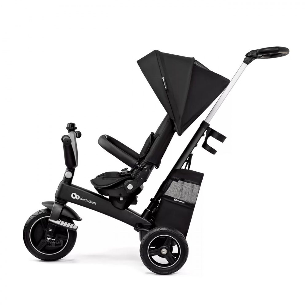 Tricicleta Kinderkraft Easytwist Black, de la 9 luni - imagine 2
