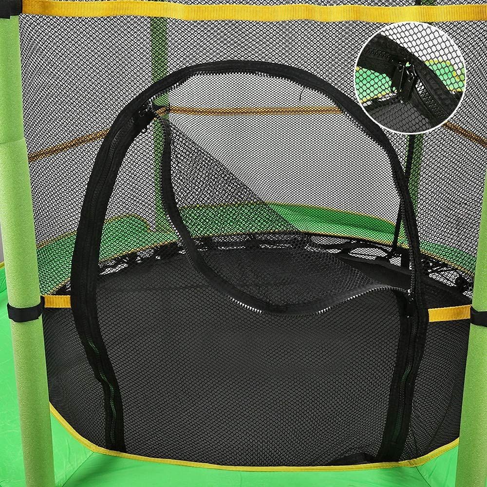 Trambulina Procart 140cm Copii cu Plasă Verde - imagine 3
