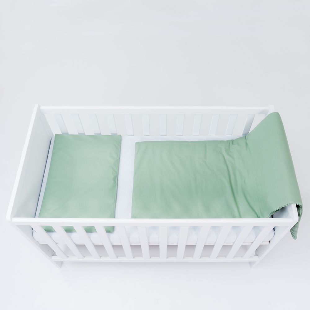 Set Lenjerie Patut 6 Piese E-kids Mint - Confort Sigur - imagine 2
