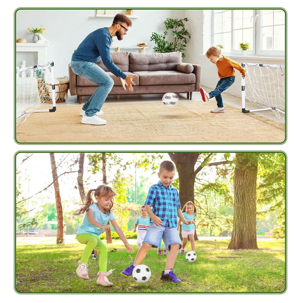Set 2 Porti Fotbal Malplay cu Minge si Pompa - imagine 5