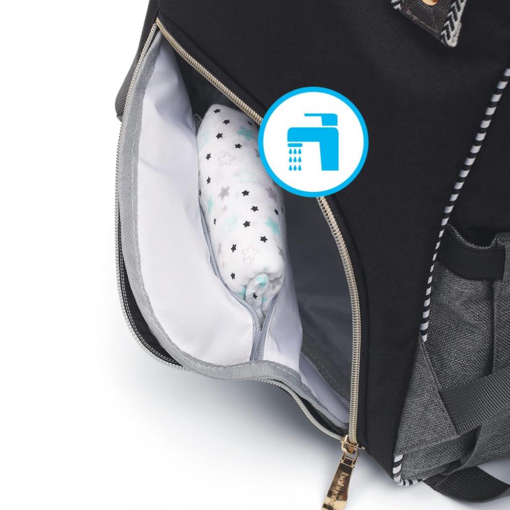 Rucsac BabyOno Oslo, Multifuncțional, 12 Buzunare - imagine 3