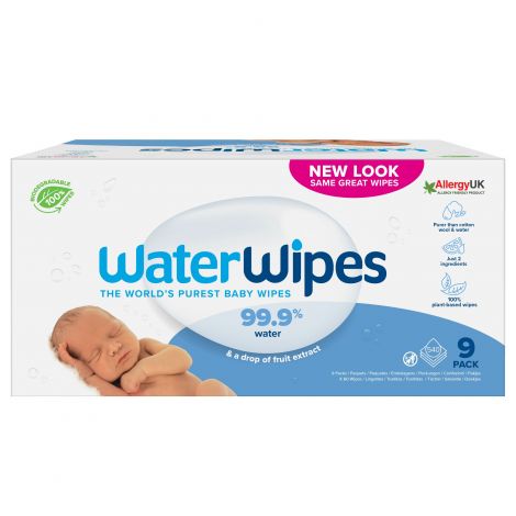 WaterWipes Servetele Biodegradabile 9x60 buc