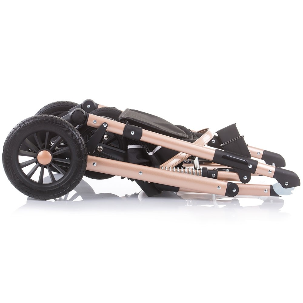 Carucior Chipolino Estelle 2in1 Ebony, Landou + Scaun - imagine 9