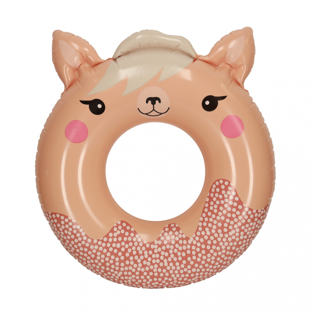 Colac Gonflabil Intex Animaluț Roz, 84cm - imagine 4