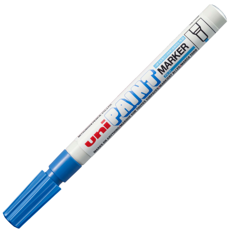 Marker Uni-ball cu vopsea pe bază de ulei, vârf fin