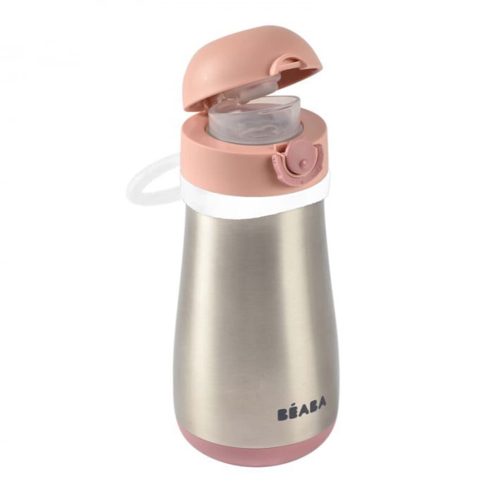 Termos Beaba 350 ml Old Pink, Oțel Inoxidabil