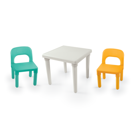 Set masa scaun Dolu Pastel - Creativ si Sigur