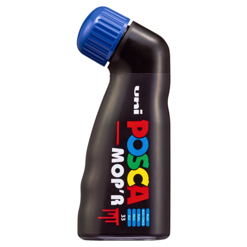 Marker Posca UNI PCM22, varf buretat, albastru
