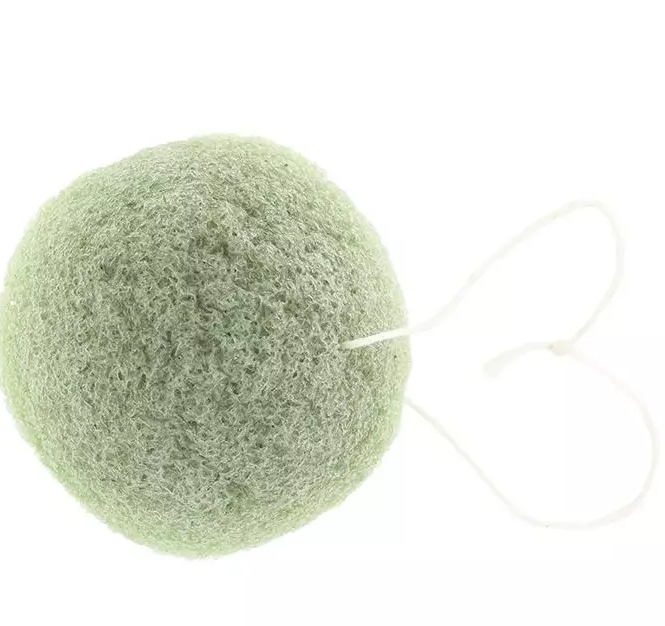 Burete Konjac Aromandise Verde Catifelare - imagine 8