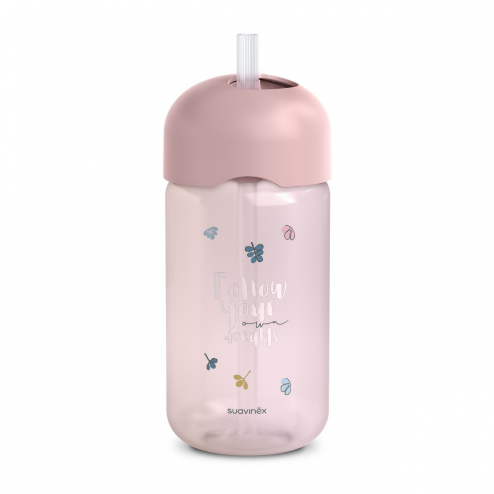Sticlă Apă Suavinex Bears 340ml Roz Antipicurare