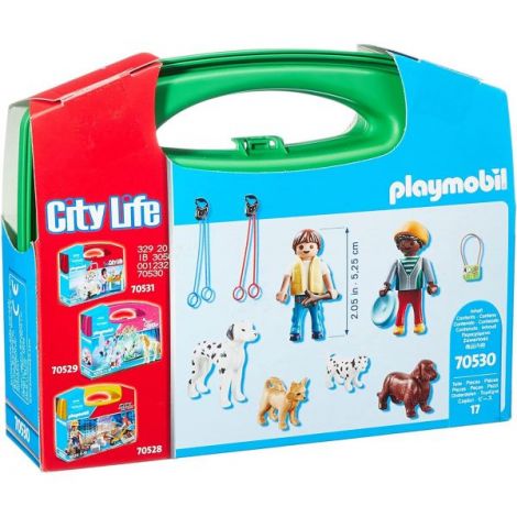Playmobil Set Copii cu Cățeluși Portabil 91.9RON - imagine 6