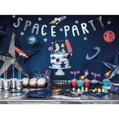 Pahare Spatiu 200ml Party Deco - Decor Festiv - imagine 5