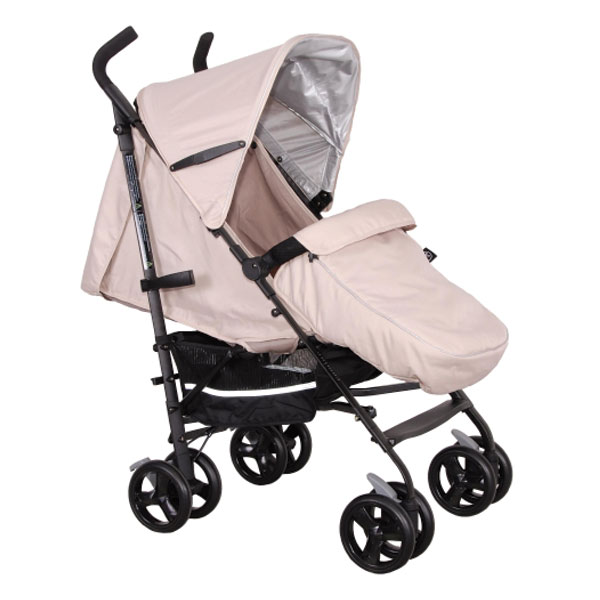 Carucior Sport Coletto Camino Bej, Cadru Aluminiu - imagine 2