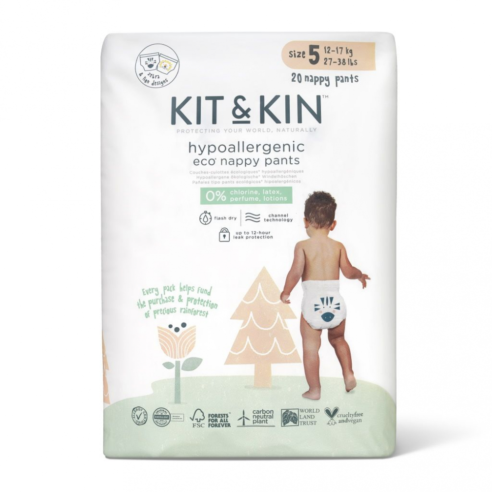Scutece Eco KitKin Pull Up 5, 120 buc - imagine 4