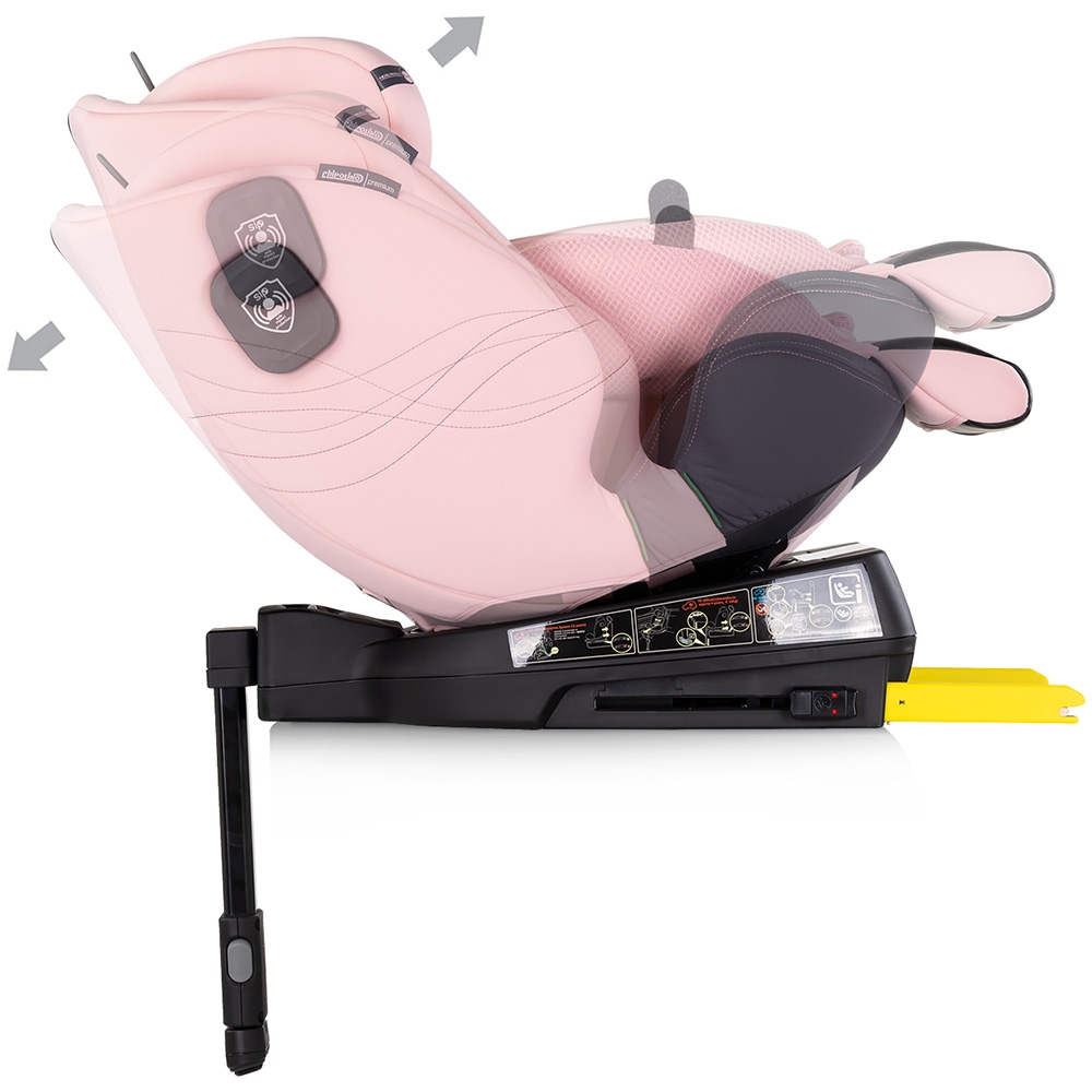 Chipolino Premium Pink Marshmallow - Scaun Auto Rotativ - imagine 8