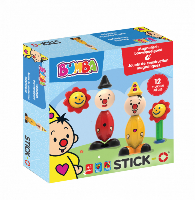 Stick-O Bumba | Joc Magnetic Educativ 14 Piese Clicstoys