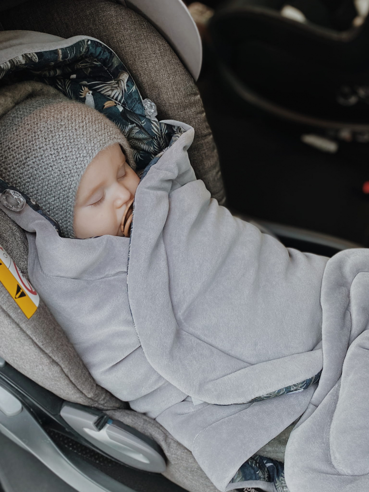 Paturică Auto Nor Pufos | Royal Baby Sand - imagine 7