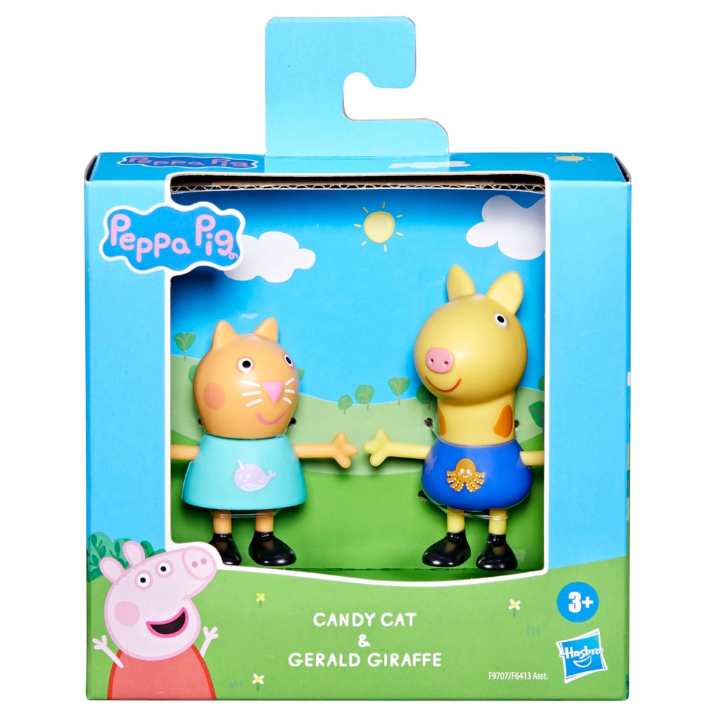 Set 2 Figurine Peppa Pig Candy & Gerald