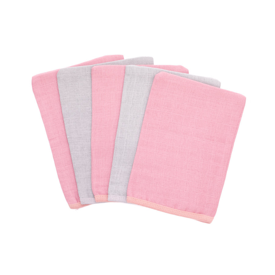 Mănuși baie Fillikid 5Set Pink/Grey