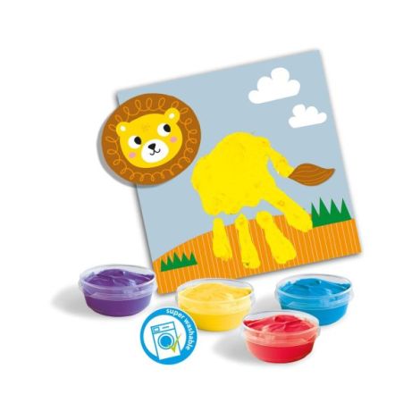 Kit Pictează Animale cu Mâinile - Ses Creative - imagine 5