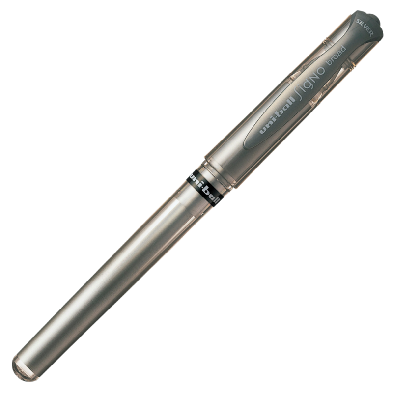 Pix Uni-ball Signo Broad 1.0mm, Scris Argintiu