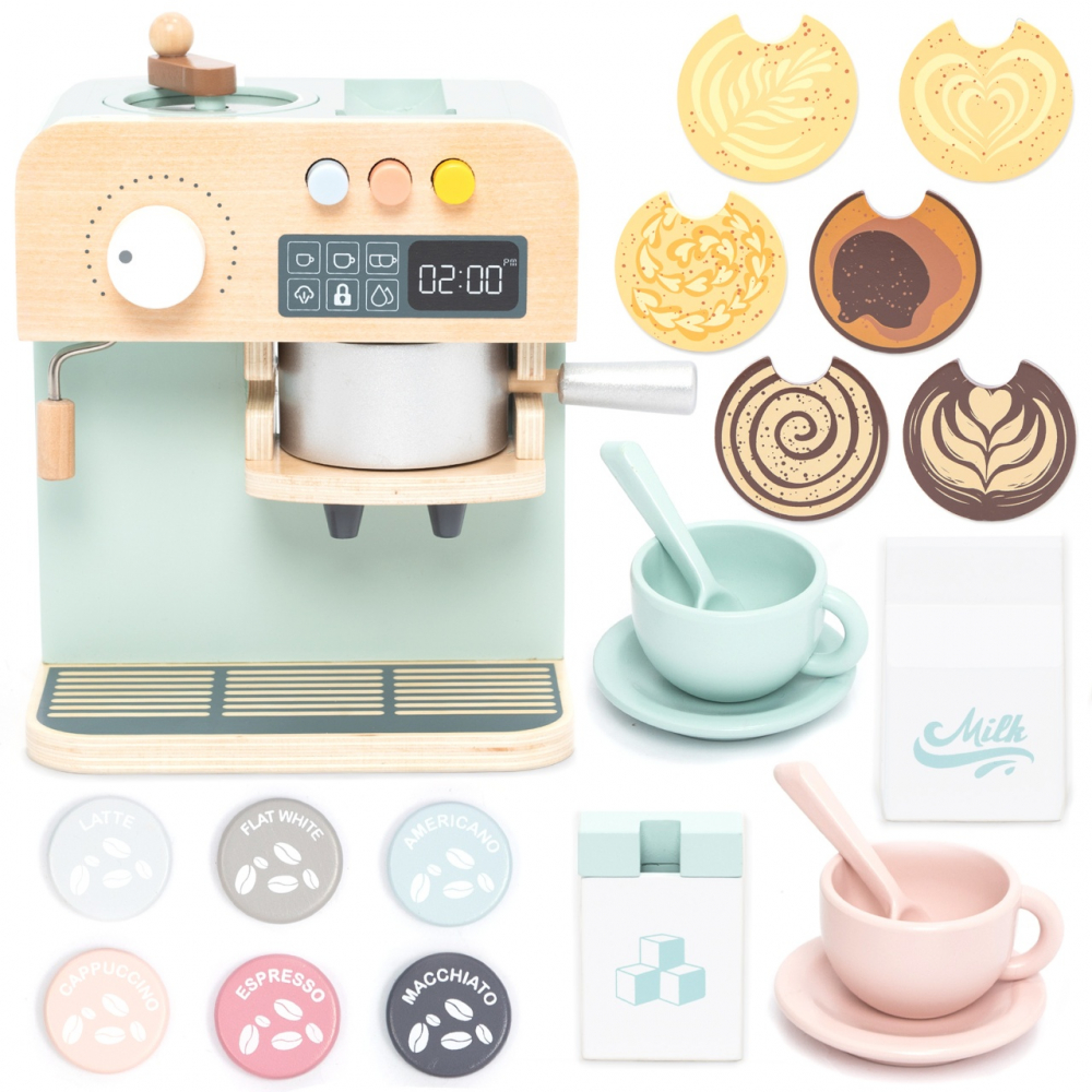 Joc de Rol Aparat Cafea UMU Toys, Lemn