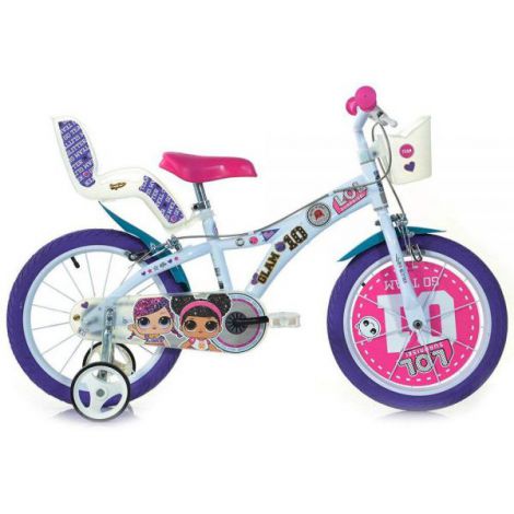 Bicicleta Dino Bikes LOL 16'' | Copii 4-6 ani