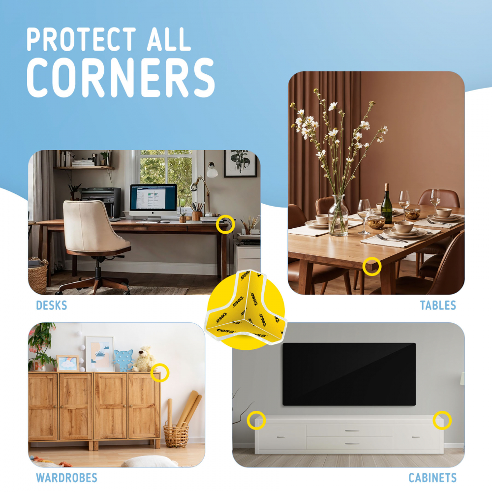 Sipo Protectie Colturi Silicon - Siguranta Maxima