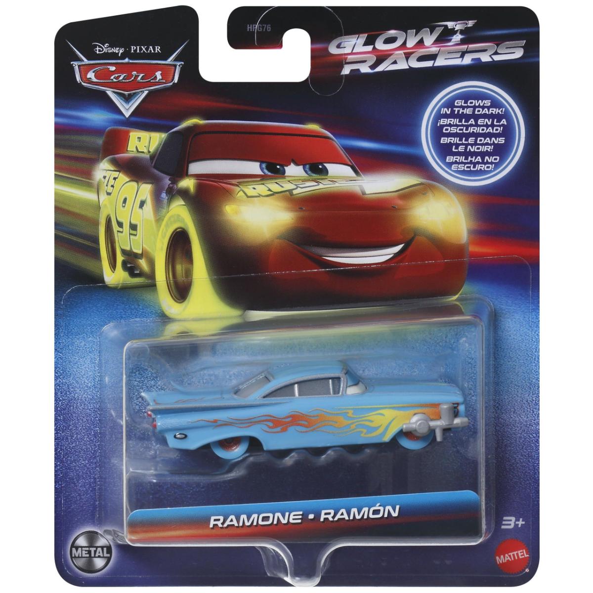 Masinuta Metal Disney Cars Ramone Glow Racers 1:55