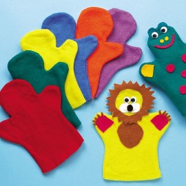 Set 6 Păpuși de Mână Baker Ross | Decorare DiY - imagine 3
