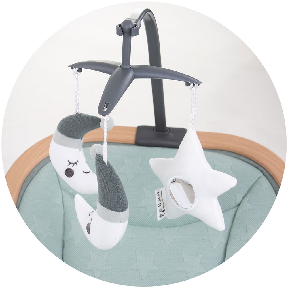 Scaunel balansoar Chipolino Velvet Aloe Wood - imagine 4