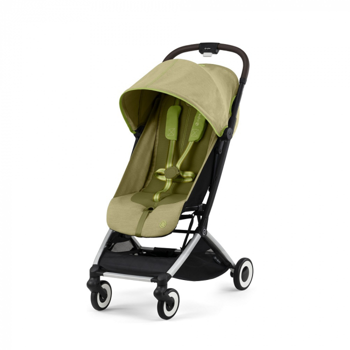 Carucior Cybex Orfeo Silver Nature Green | Compact si Travel Ready
