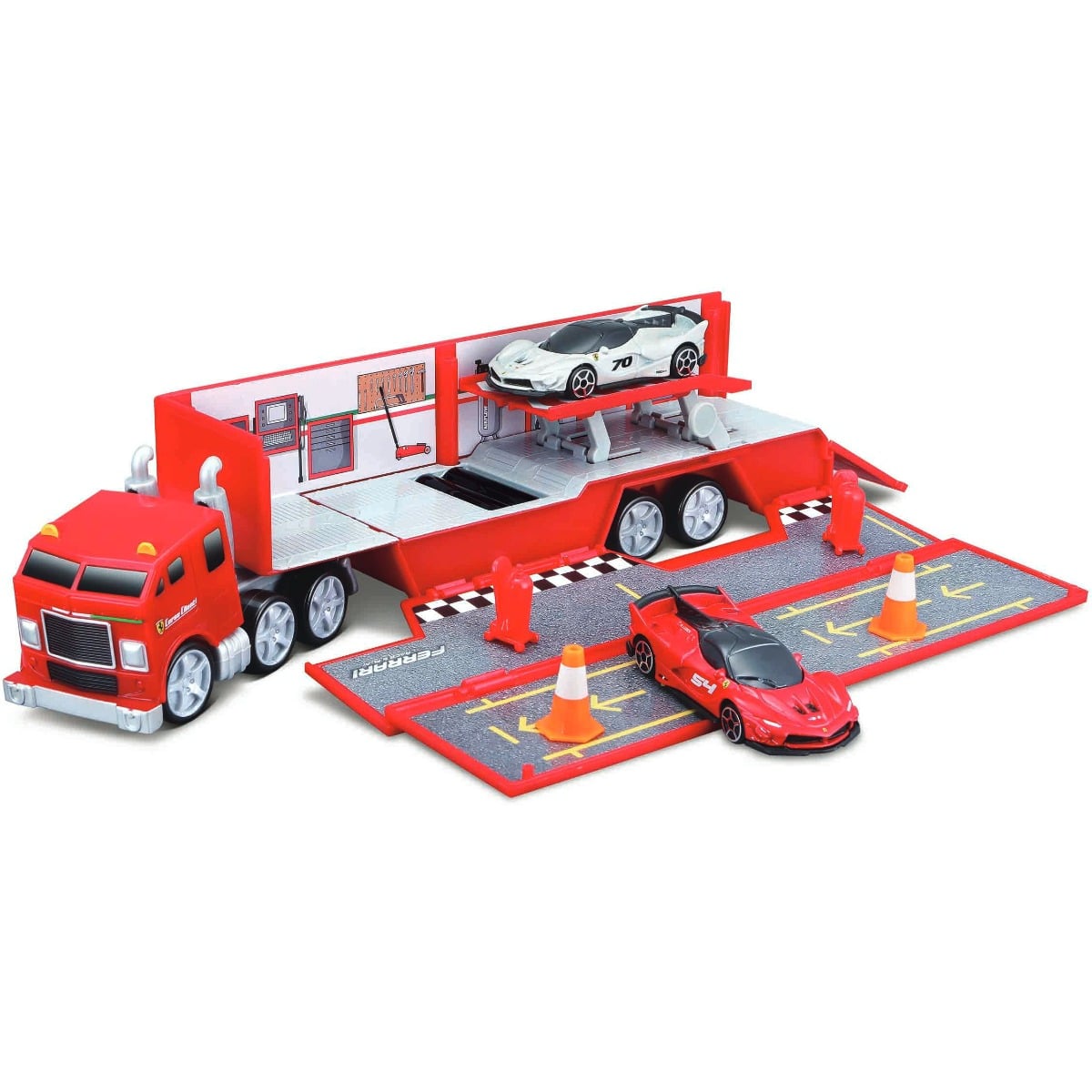 Camion Transport Ferrari Maisto cu 2 Masinute