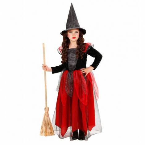 Costum Vrăjitoare Magică Widmann - Rochie și Pălărie