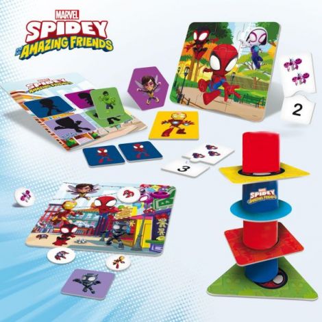 Set 10 Jocuri Educative Lisciani Spider-Man - imagine 3