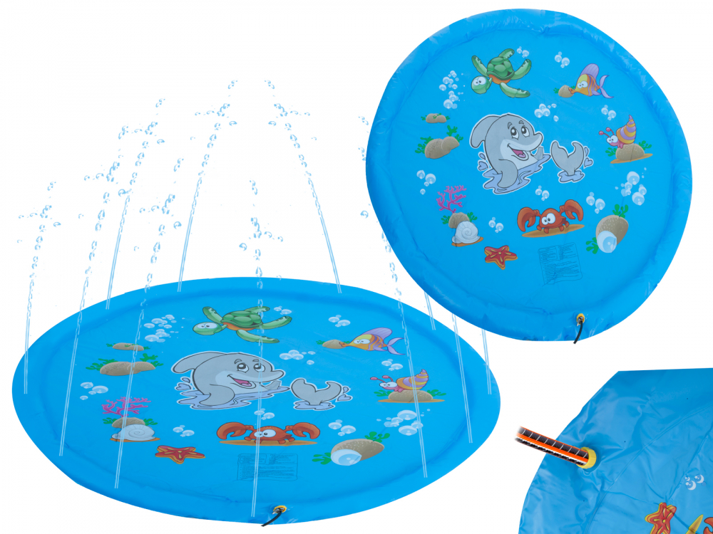 Piscina Fantana Copii Ikonka 170cm, Racoare - imagine 3