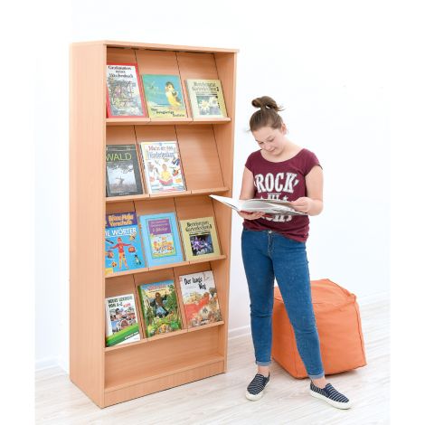 Biblioteca Moje bambino cu rafturi inclinate - imagine 4