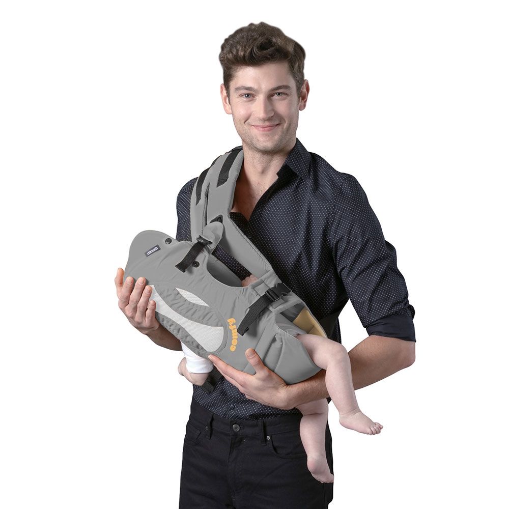 Marsupiu Chipolino Comfy Grey, 4 Pozitii - imagine 3