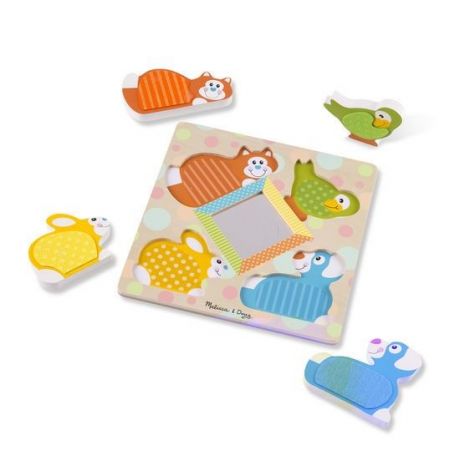 Puzzle Tactil Pets Melissa & Doug cu Oglindă