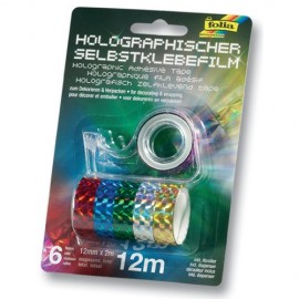 Banda Adezivă Holografică Folia Paper Set 6 Role