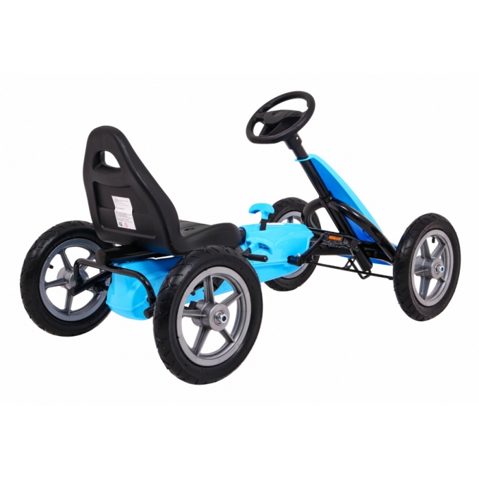 Gokart Star Albastru | Kart Pedale Copii 3+ Ani - imagine 3
