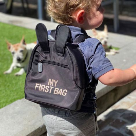Rucsac Childhome My First Bag Negru, Spatios si Sigur - imagine 5