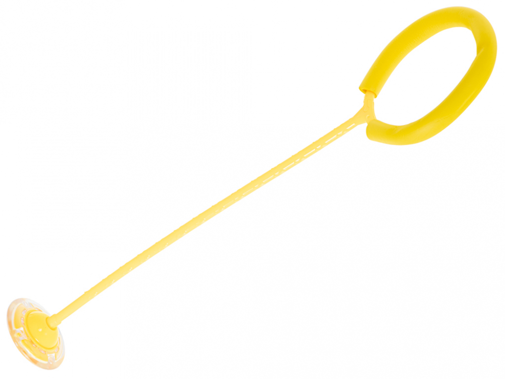 Coardă Sărit Hula Hoop LED Yellow Ikonka - imagine 3