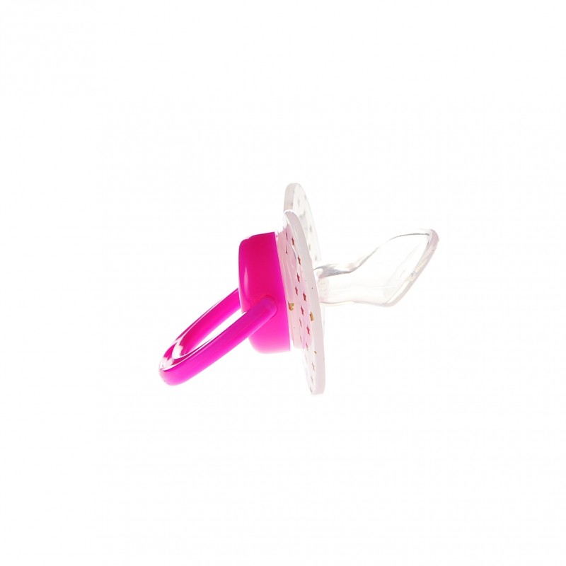 Suzeta silicon ortodontica Minut Baby 12+ Roz
