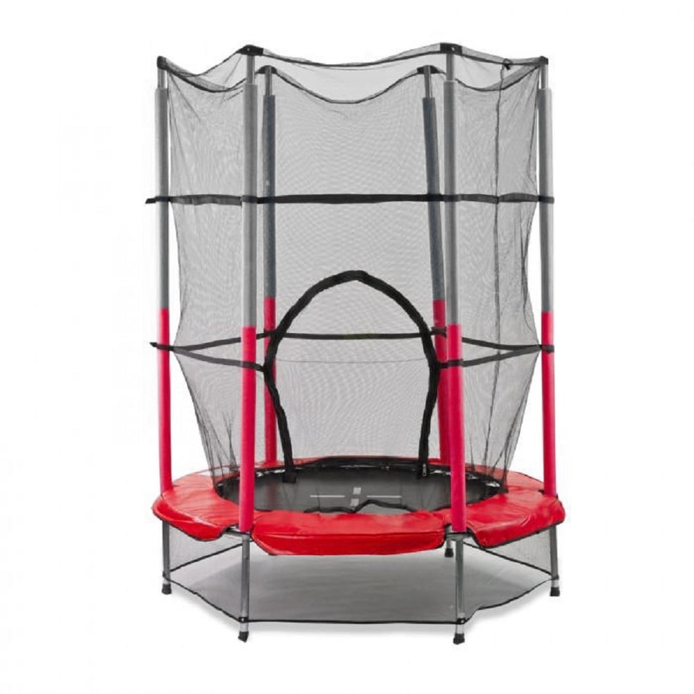 Trambulina copii 140 cm Action One, Rosu, Interior/Exterior